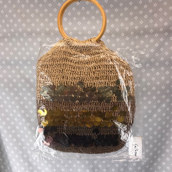 GaBaangs Macrame Sequin Bag Purse - Picture 7 of 7